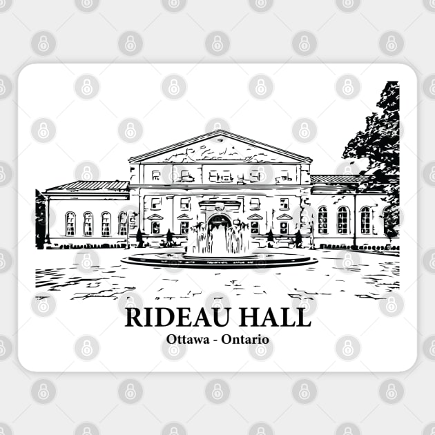 Rideau Hall - Ottawa ON Magnet by Lakeric